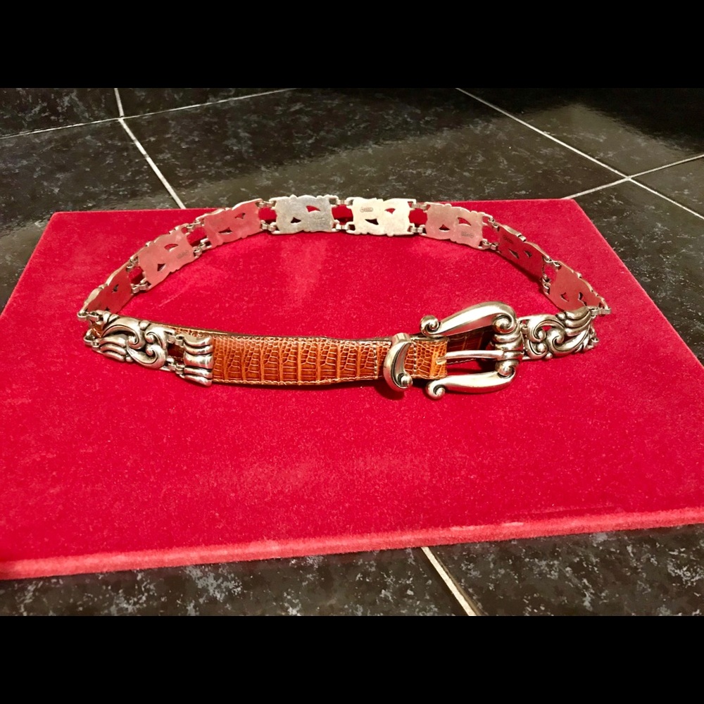 Vintage EUC Brighton belt, 33”x1”